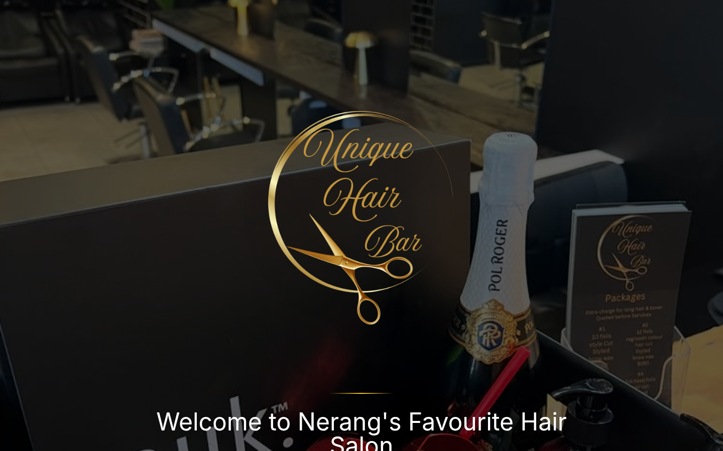 Unique Hair Bar — Web Design / SEO