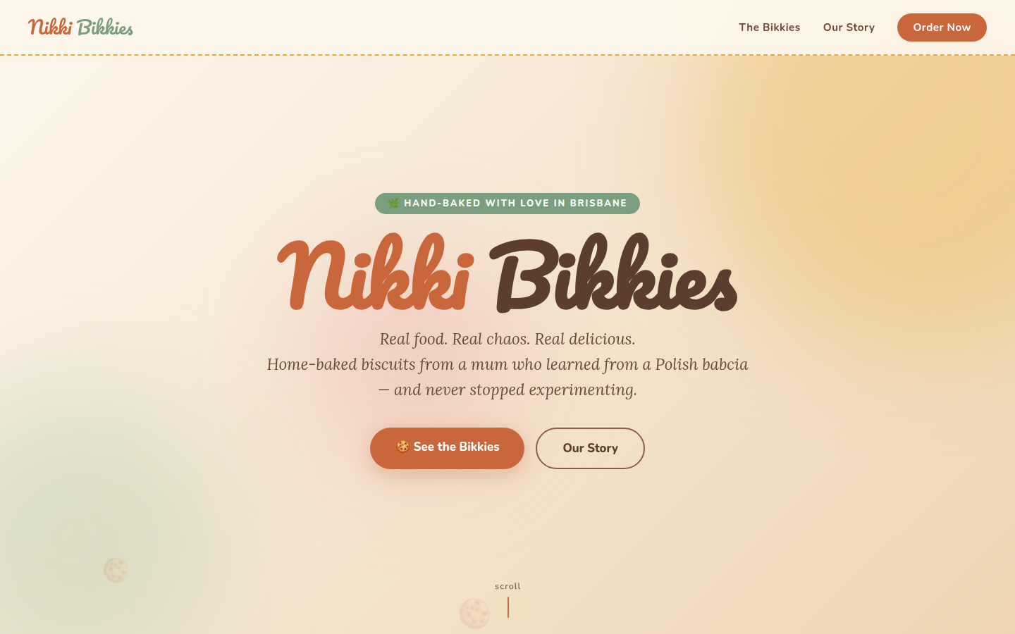 Nikki Bikkies — Web Design / E-Commerce